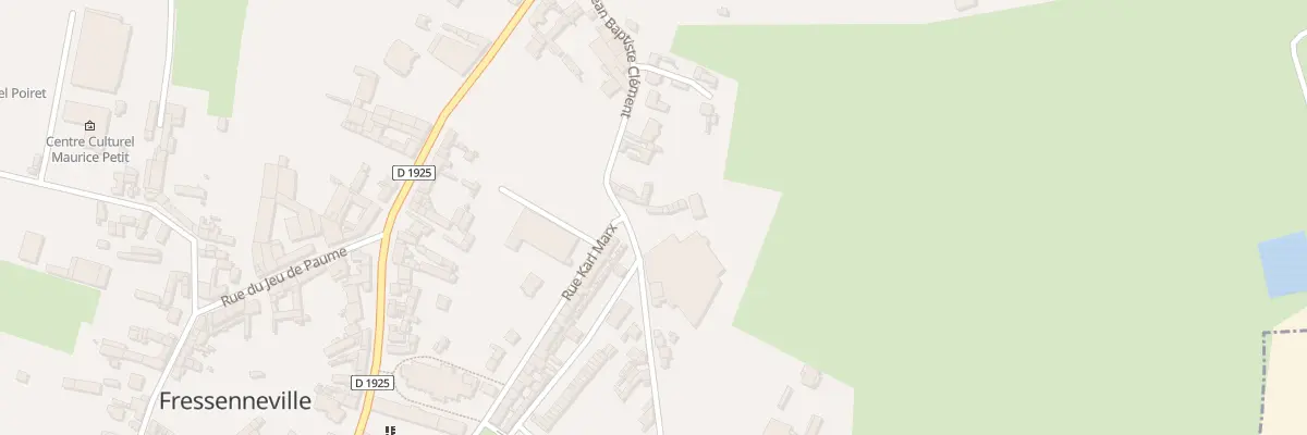Plan du 37 Rue Jean-Baptiste Clément à Fressenneville