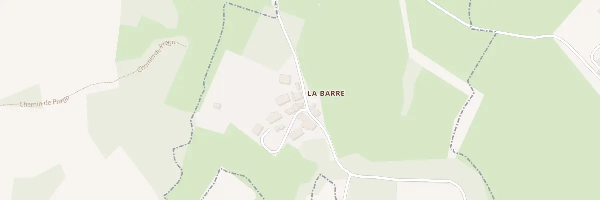 Plan du 5161 La Barre à Chamborand