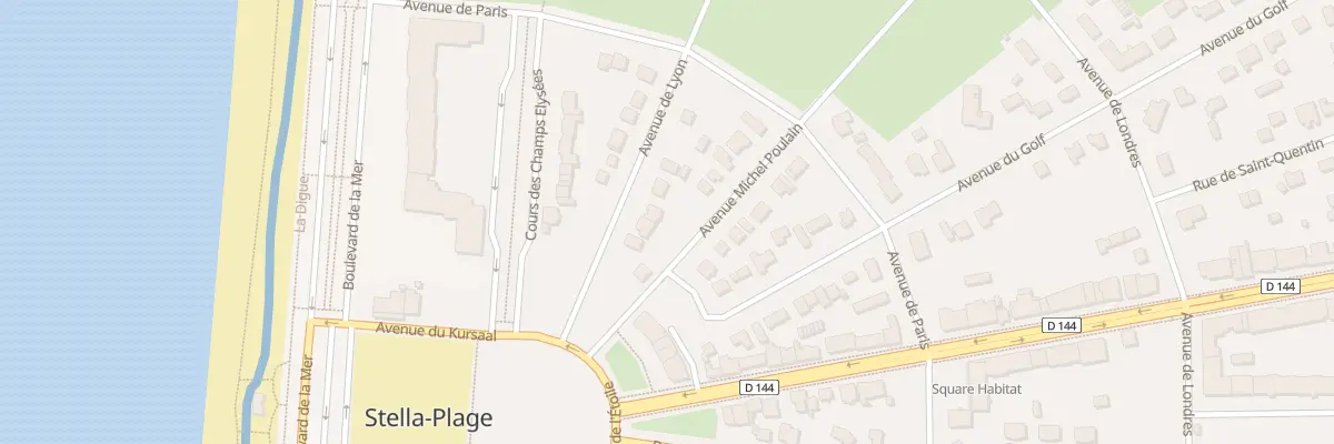 Plan du 64 Av de Lyon à Cucq