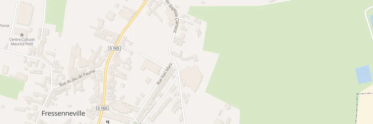 Plan du 35 Rue Jean-Baptiste Clément à Fressenneville