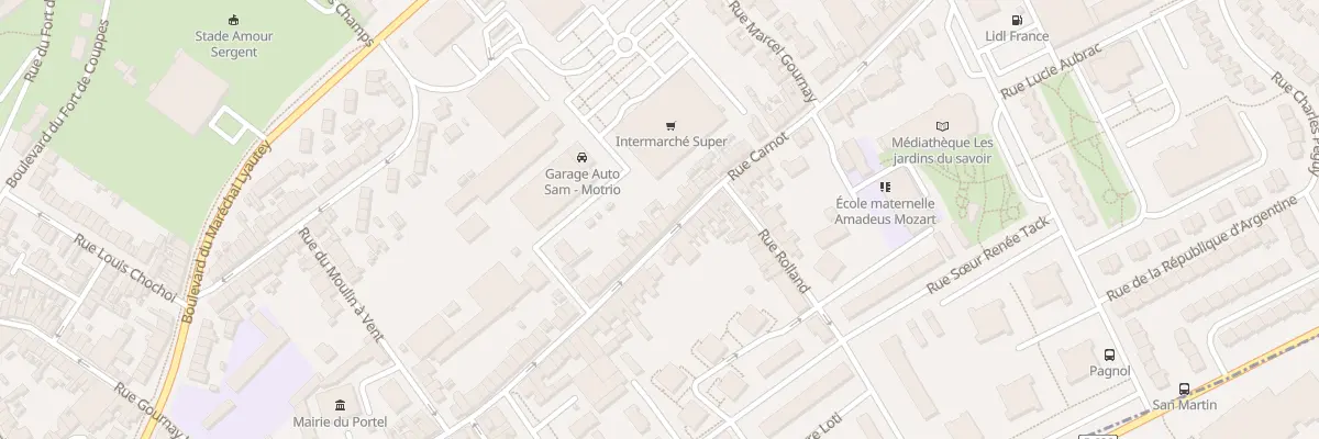 Plan du 141 Rue Carnot au Portel