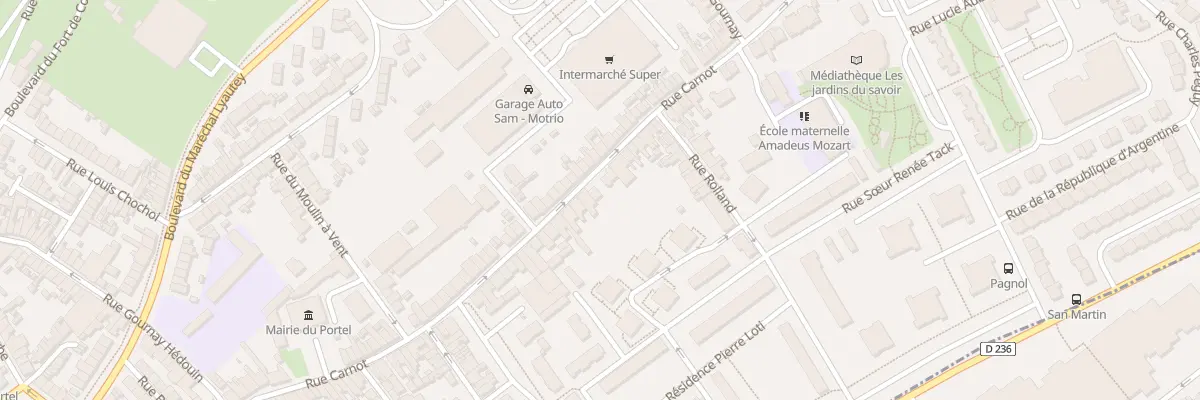 Plan du 128 Rue Carnot au Portel