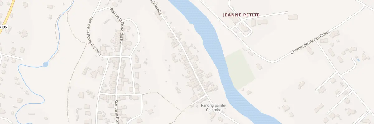 Plan du 20 Fg Sainte Colombe à Saverdun
