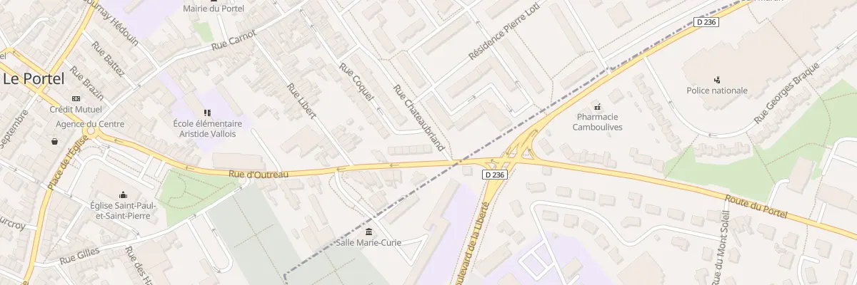 Plan du 77 Rue d’Outreau au Portel