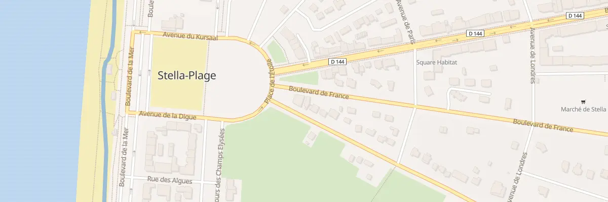Plan du 2977 Bd de France à Cucq