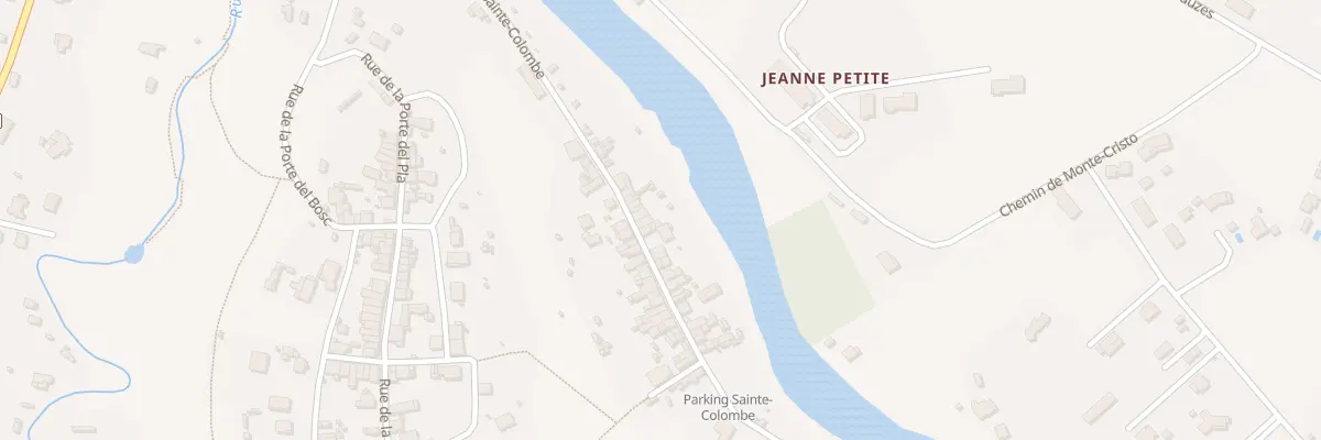 Plan du 11B Fg Sainte Colombe à Saverdun