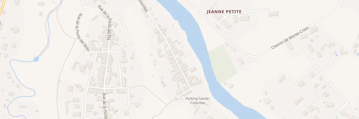 Plan du 19 Fg Sainte Colombe à Saverdun