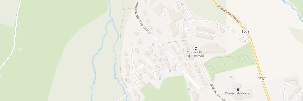 Plan du 270 Rue Des Challins à Cosnac
