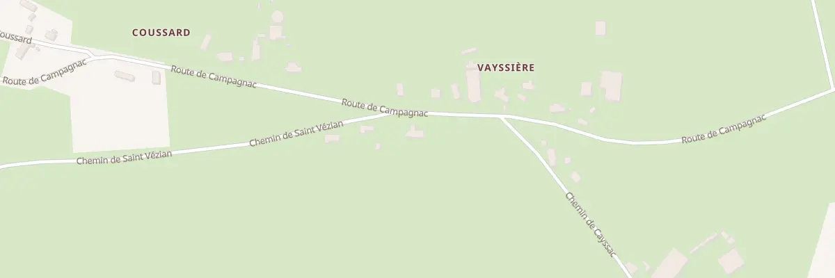 Plan du 1008 Rte de Campagnac à Montfaucon