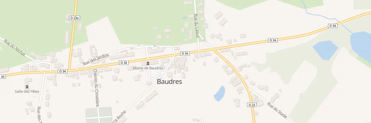 Plan du 11 Rue de la Mairie à Baudres