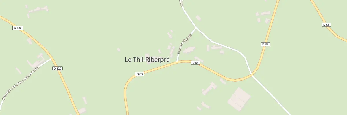 Plan du 5 Rue de l’Eglise au Thil-Riberpré