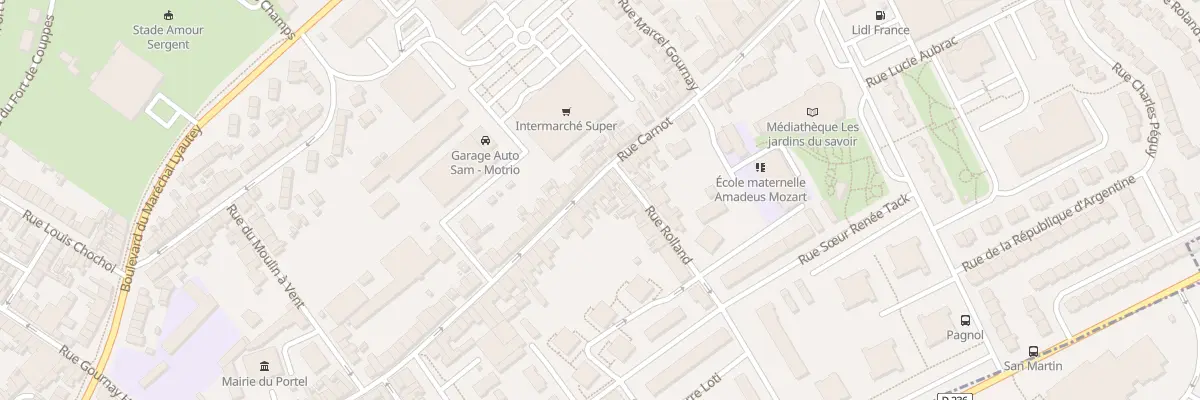 Plan du 140 Rue Carnot au Portel