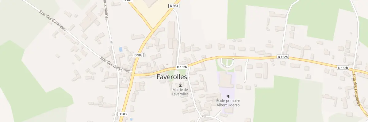 Plan du 5 Rte de Rambouillet à Faverolles