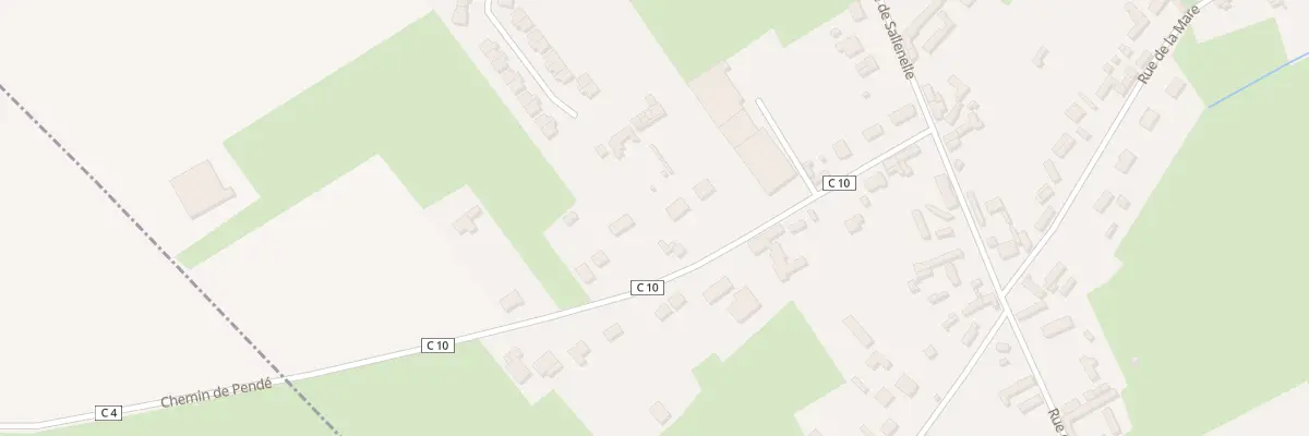 Plan du 10 Rue de Lanchères à Pendé