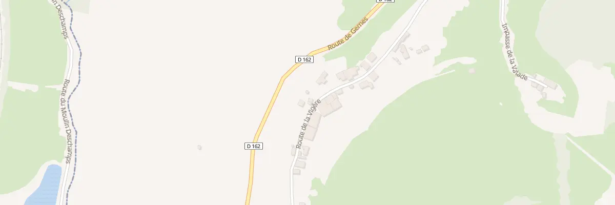 Plan du 400 Rte De La Vigère à Turenne