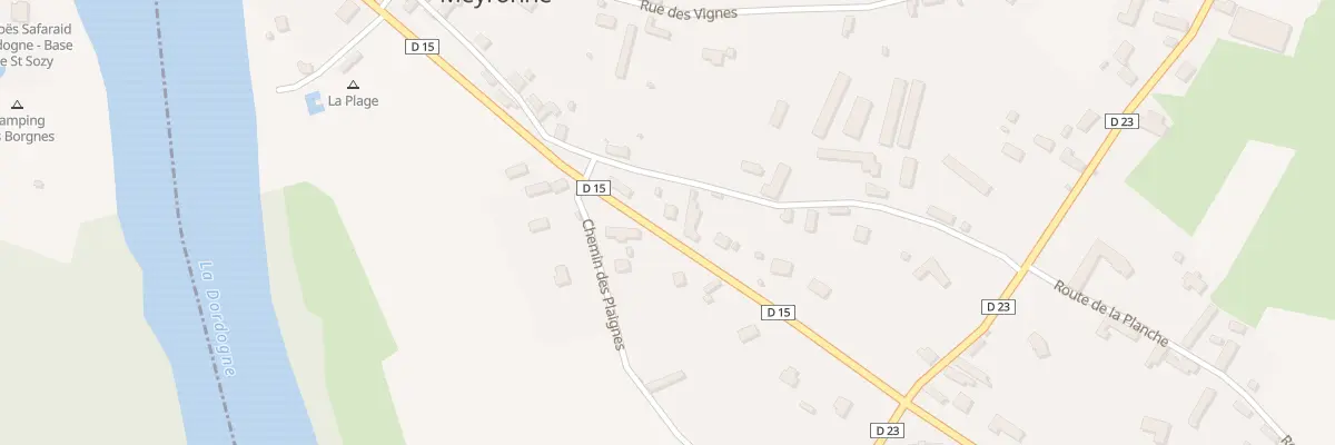 Plan du 268 Rue du Corps Franc Pommies à Meyronne