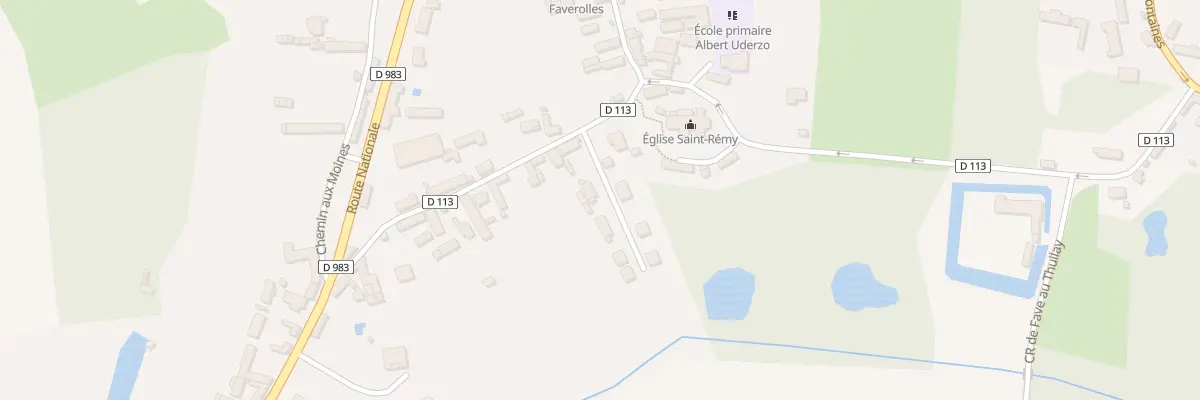 Plan du 16B Rue de l’Eglise à Faverolles