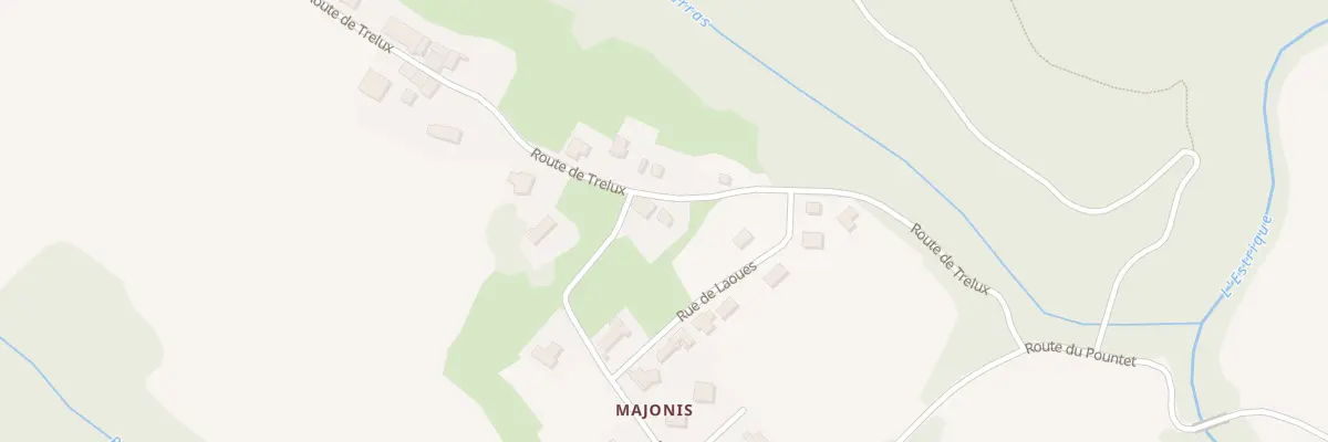 Plan du 250 Rte de Trélux à Bézac