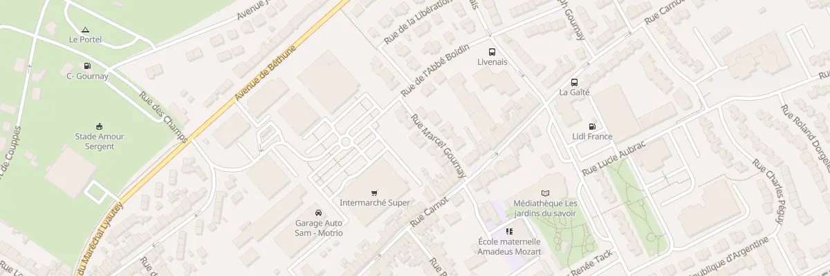 Plan du 8 Rue Marcel Gournay au Portel