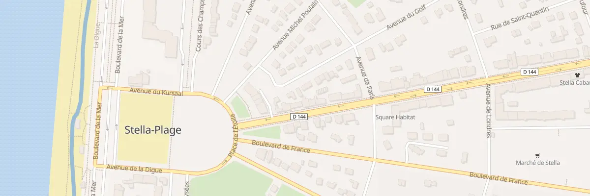Plan du 2028 Bd Edmond Labrasse à Cucq