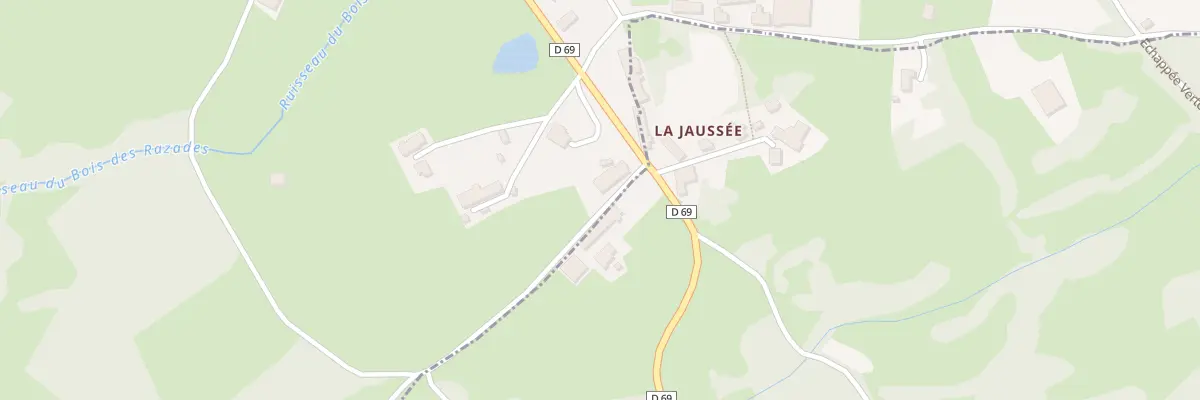 Plan du 12 La Jaussee à Lafat