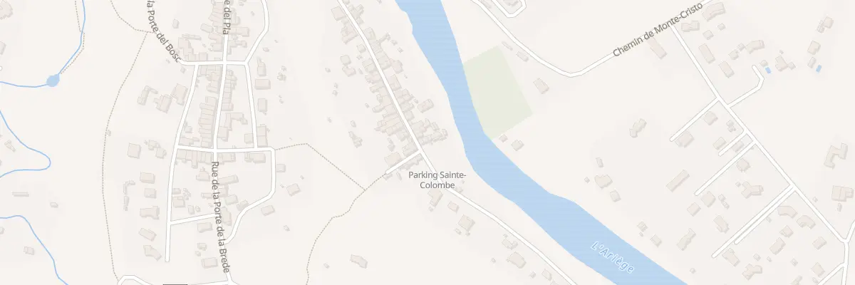 Plan du 45 Fg Sainte Colombe à Saverdun