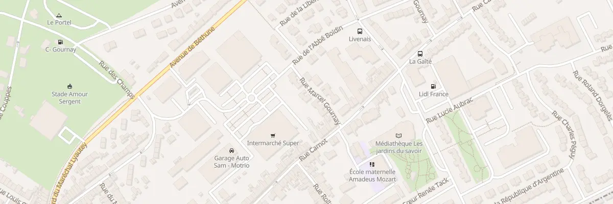 Plan du 10 Rue Marcel Gournay au Portel
