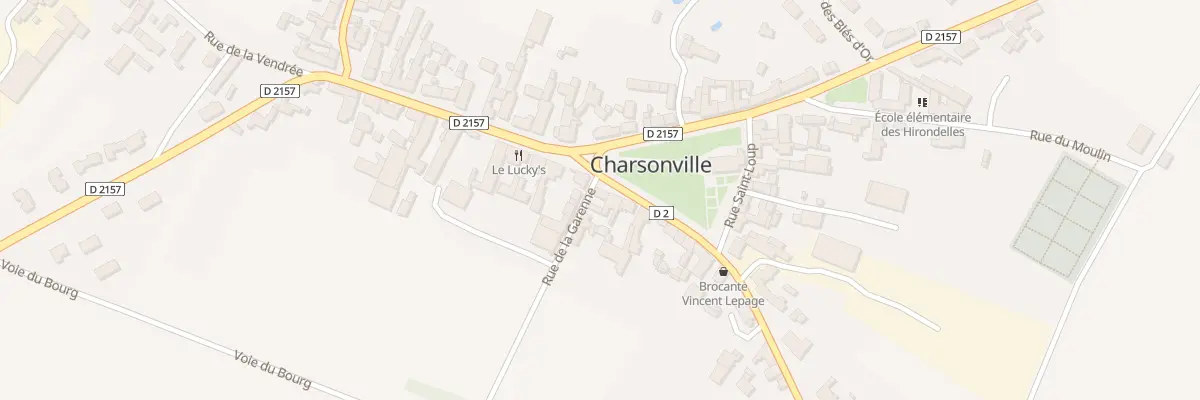 Plan du 2 Rue du 11 Novembre à Charsonville