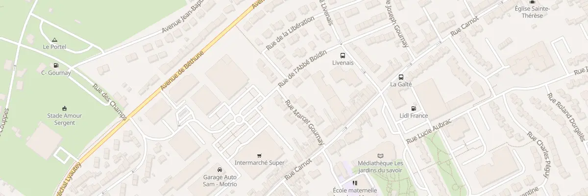 Plan du 1 Rue Marcel Gournay au Portel