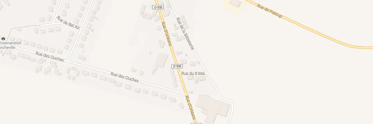 Plan du 1 Rue du Huit Mai à Sancheville
