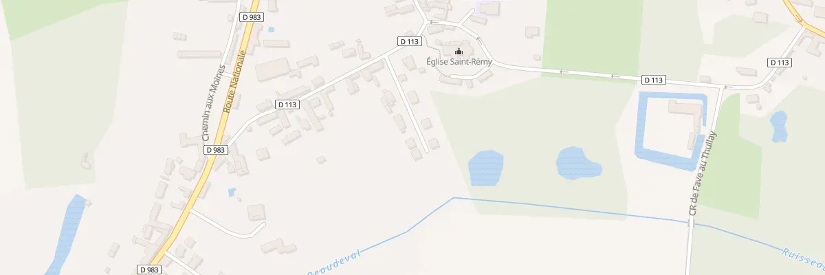 Plan du 16 Rue de l’Eglise à Faverolles