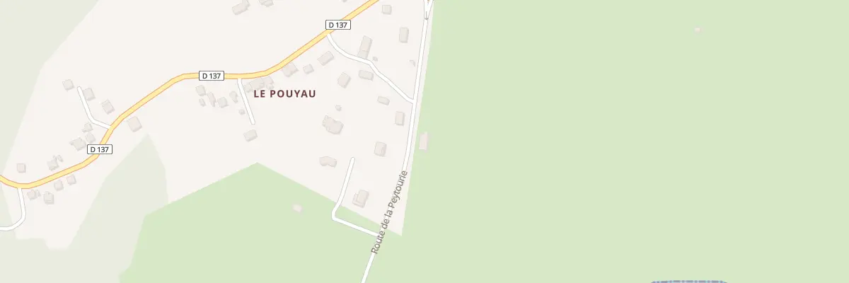 Plan du 171 Rte de la Peytourie à Condat-sur-Ganaveix