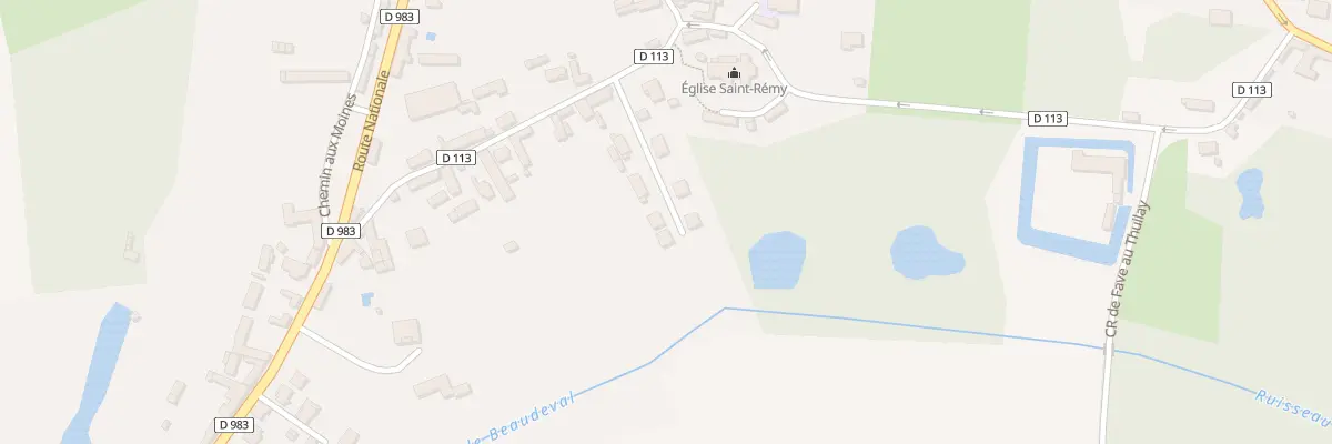 Plan du 16T Rue de l’Eglise à Faverolles