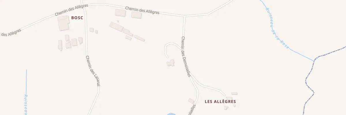 Plan du 667 Che des Demoiselles à Bioule