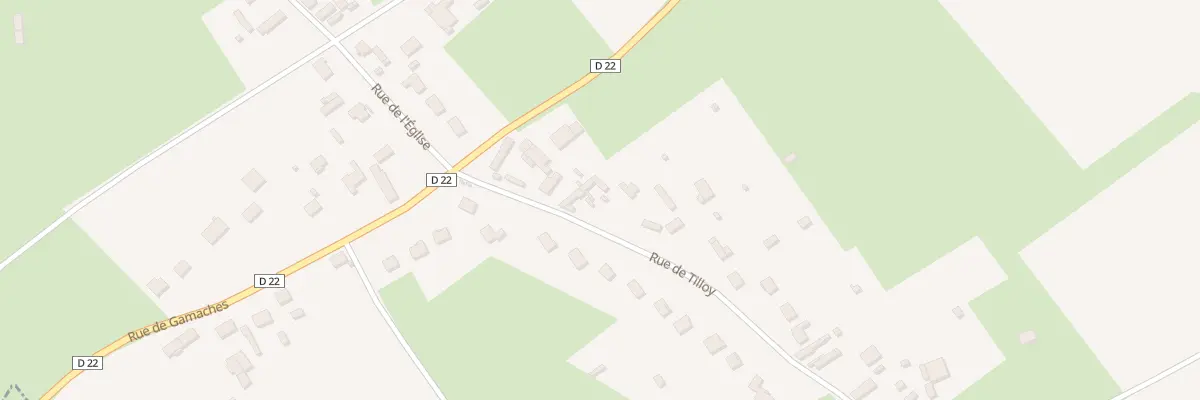 Plan du 24 Rue de Tilloy Helicourt à Tilloy-Floriville