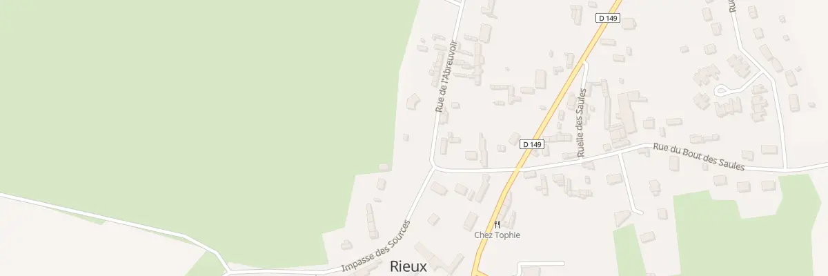 Plan du 1A Rue de l’Abreuvoir à Rieux