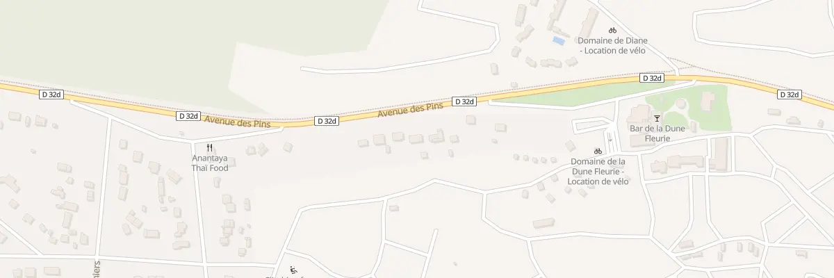 Plan du 25 Av des Pins à Quend