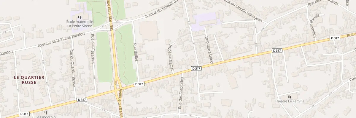 Plan du 259 Rue de l’Impératrice à Berck