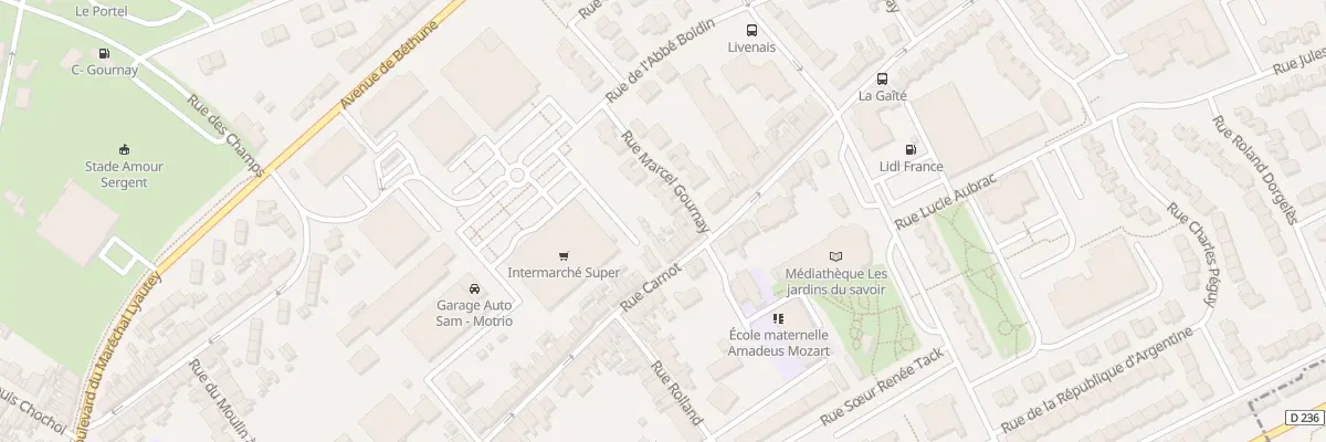 Plan du 16 Rue Marcel Gournay au Portel