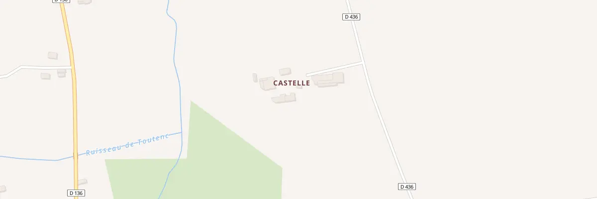 Plan du 942 Castelle à Saverdun