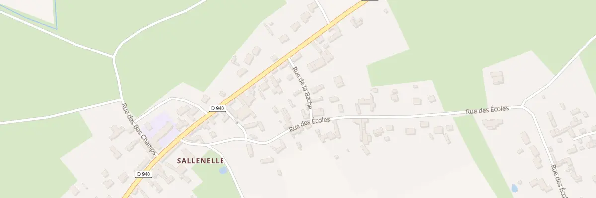 Plan du 1 Rue de la Bache à Pendé