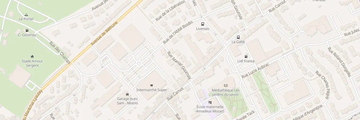 Plan du 7 Rue Marcel Gournay au Portel