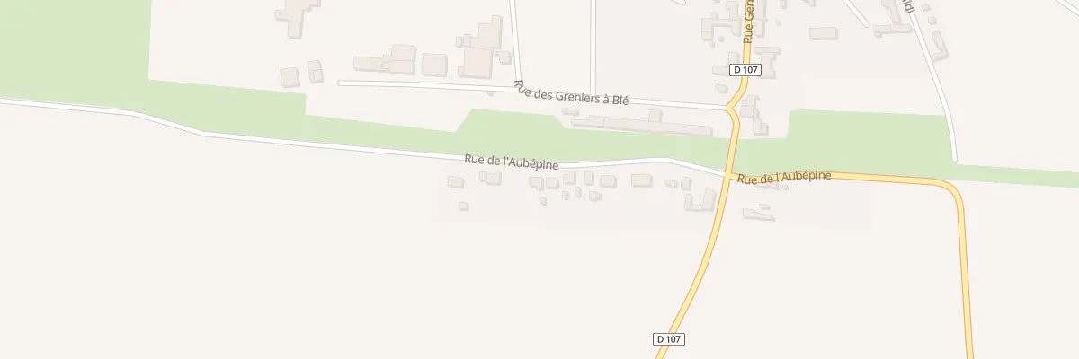 Plan du 15 Rue de l’Aubépine à Péronville