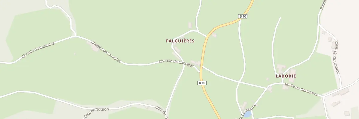 Plan du 52 Che de Cancales aux Pechs du Vers