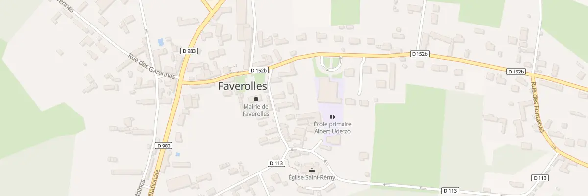 Plan du 6 Rue des Ecoles à Faverolles
