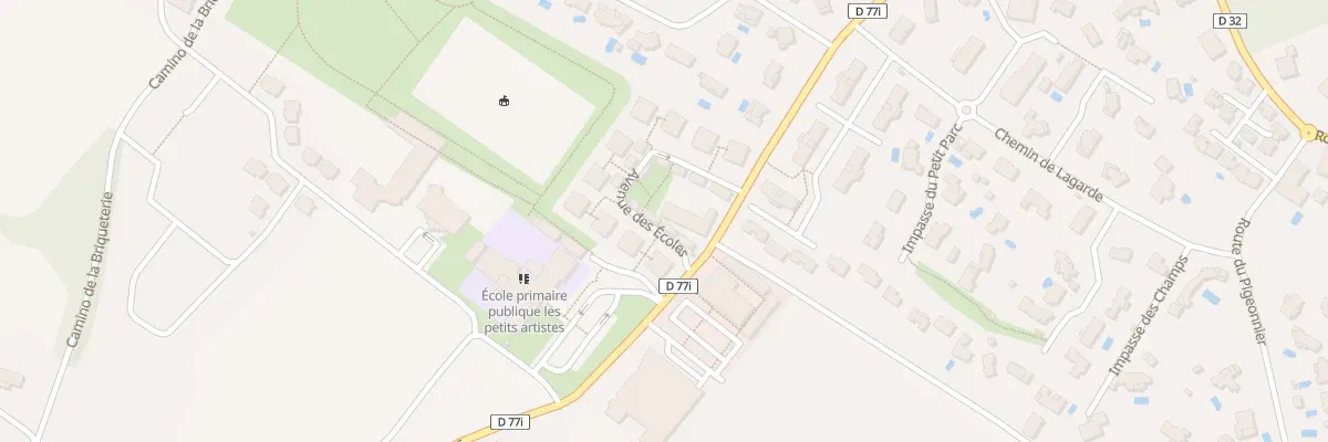 Plan du 320 Av des Ecoles à Gragnague