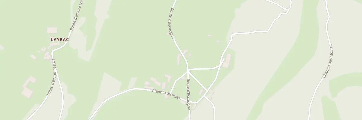 Plan du 1291 Rte d’Escougne à Martel