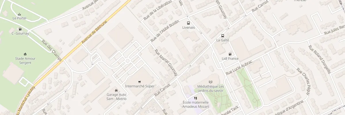 Plan du 9 Rue Marcel Gournay au Portel