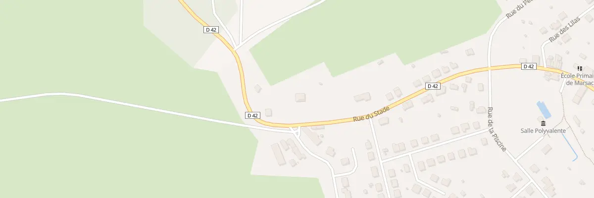 Plan du 22 Rue du Stade à Marsac