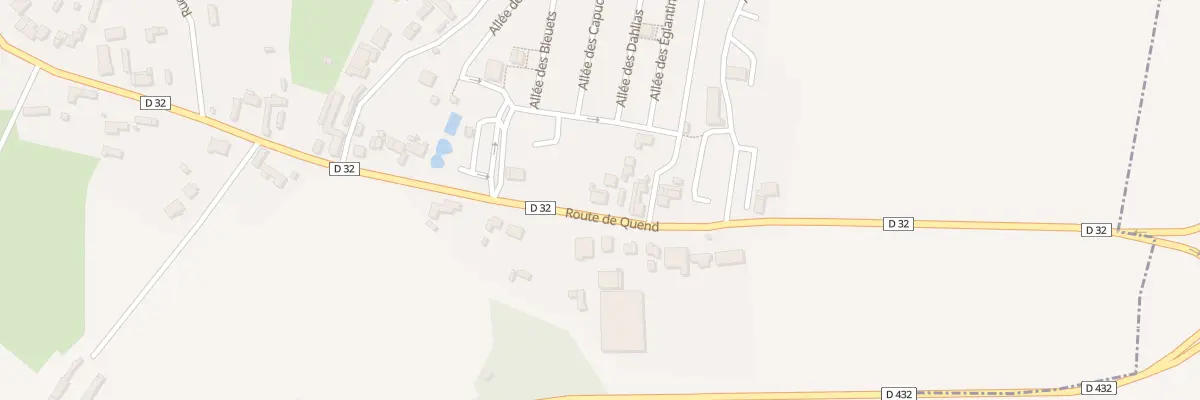 Plan du 1365 Rue de Quend à Fort-Mahon-Plage